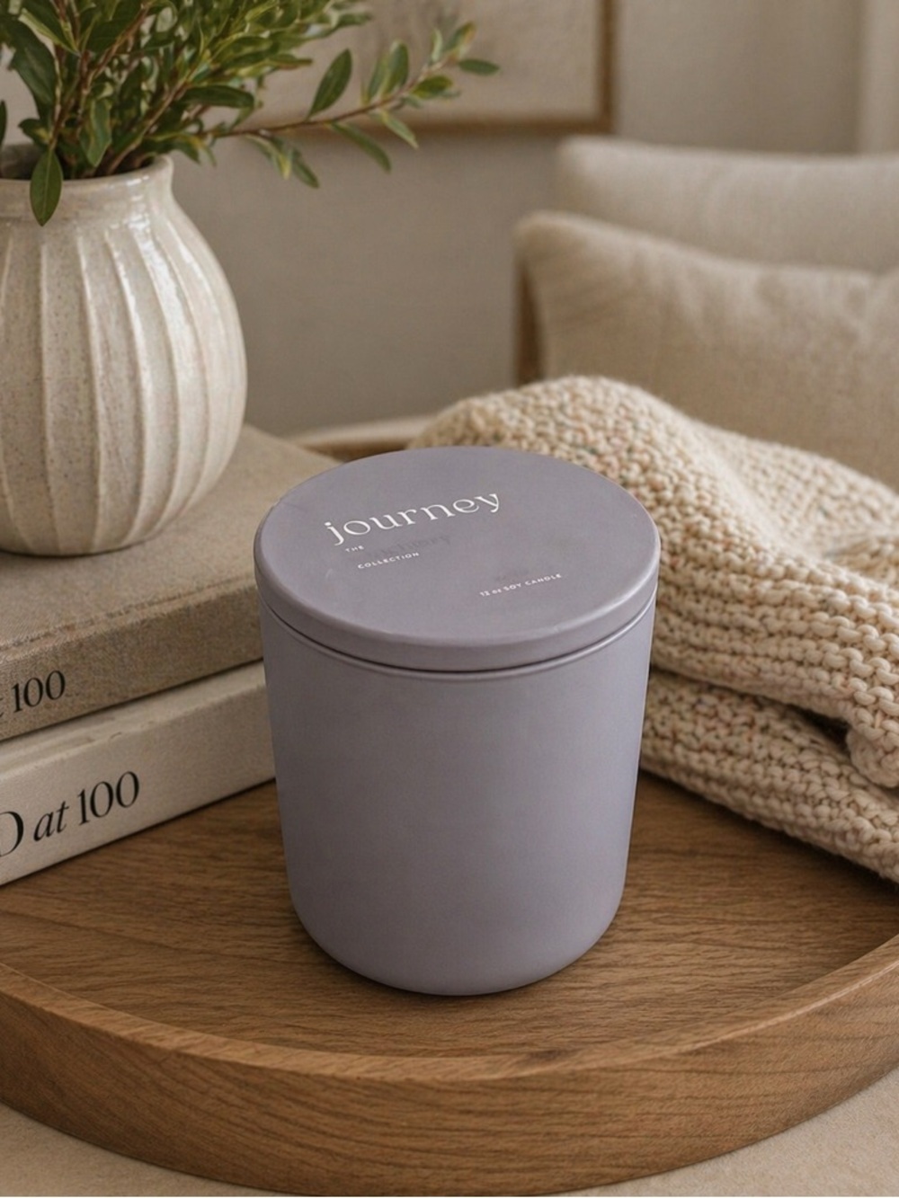 Journey Sanctuary Collection No. 9 Soy Candle | 12oz | Minimalist Luxury Scent